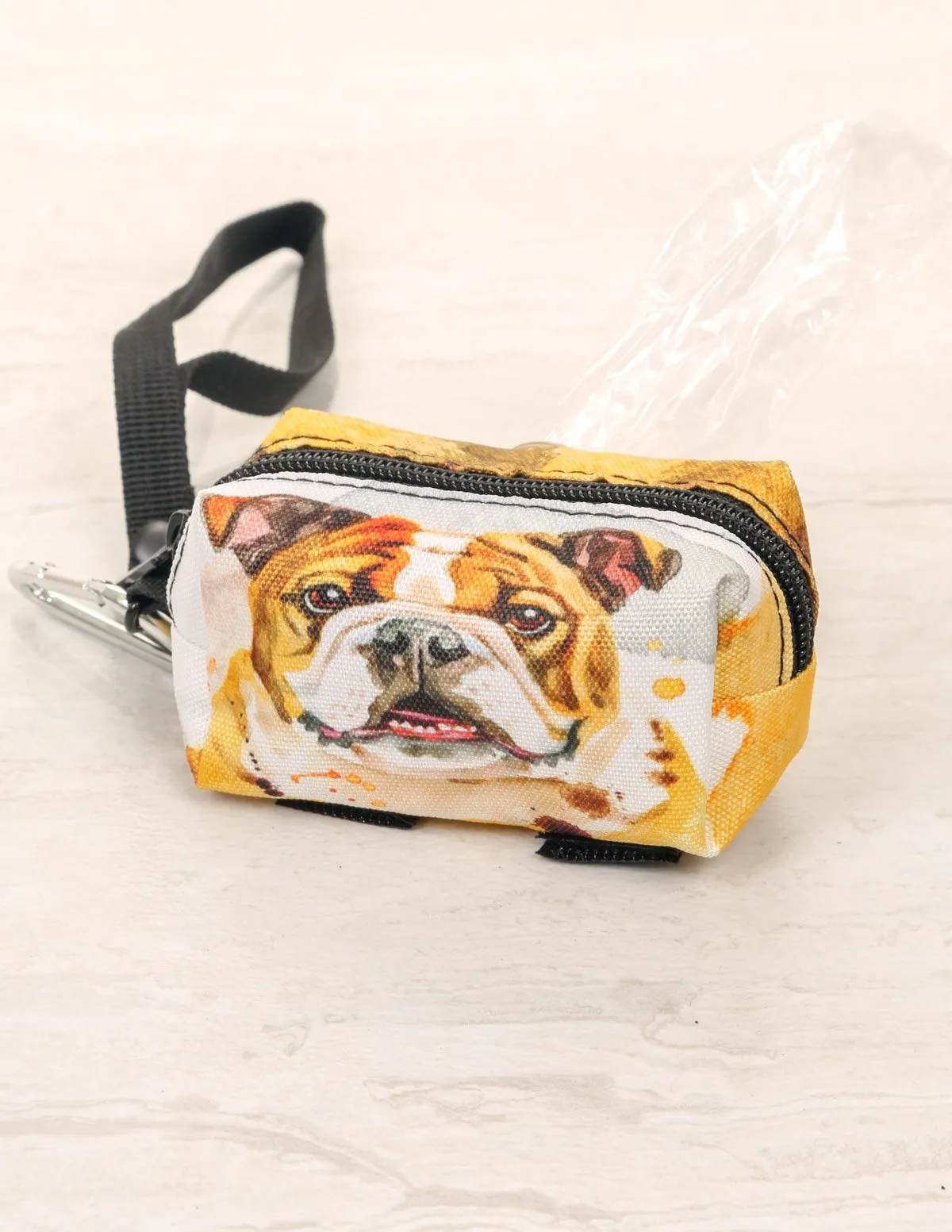 poopyCUTE | Cute Poop Bag Holder | DOGGIE Bulldog