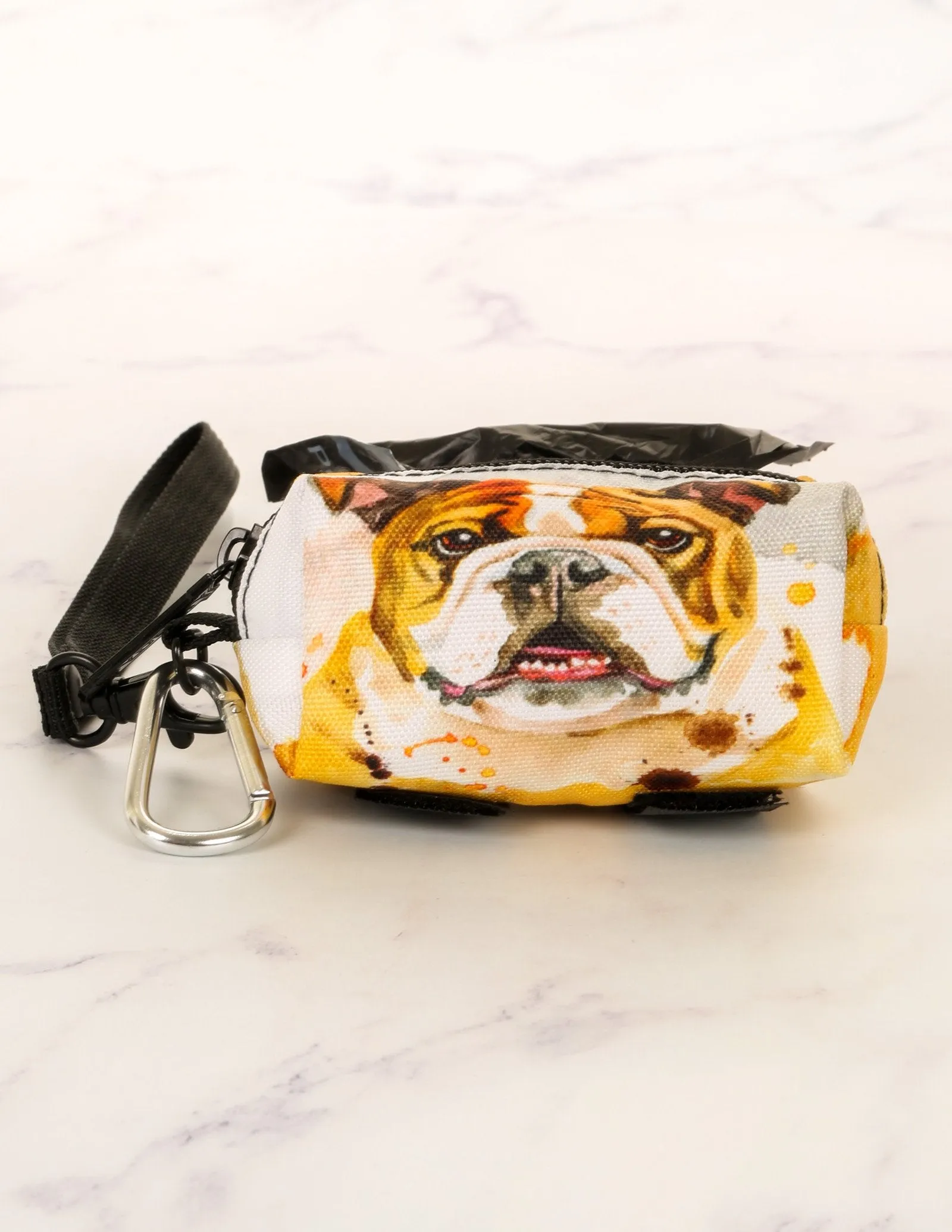 poopyCUTE | Cute Poop Bag Holder | DOGGIE Bulldog