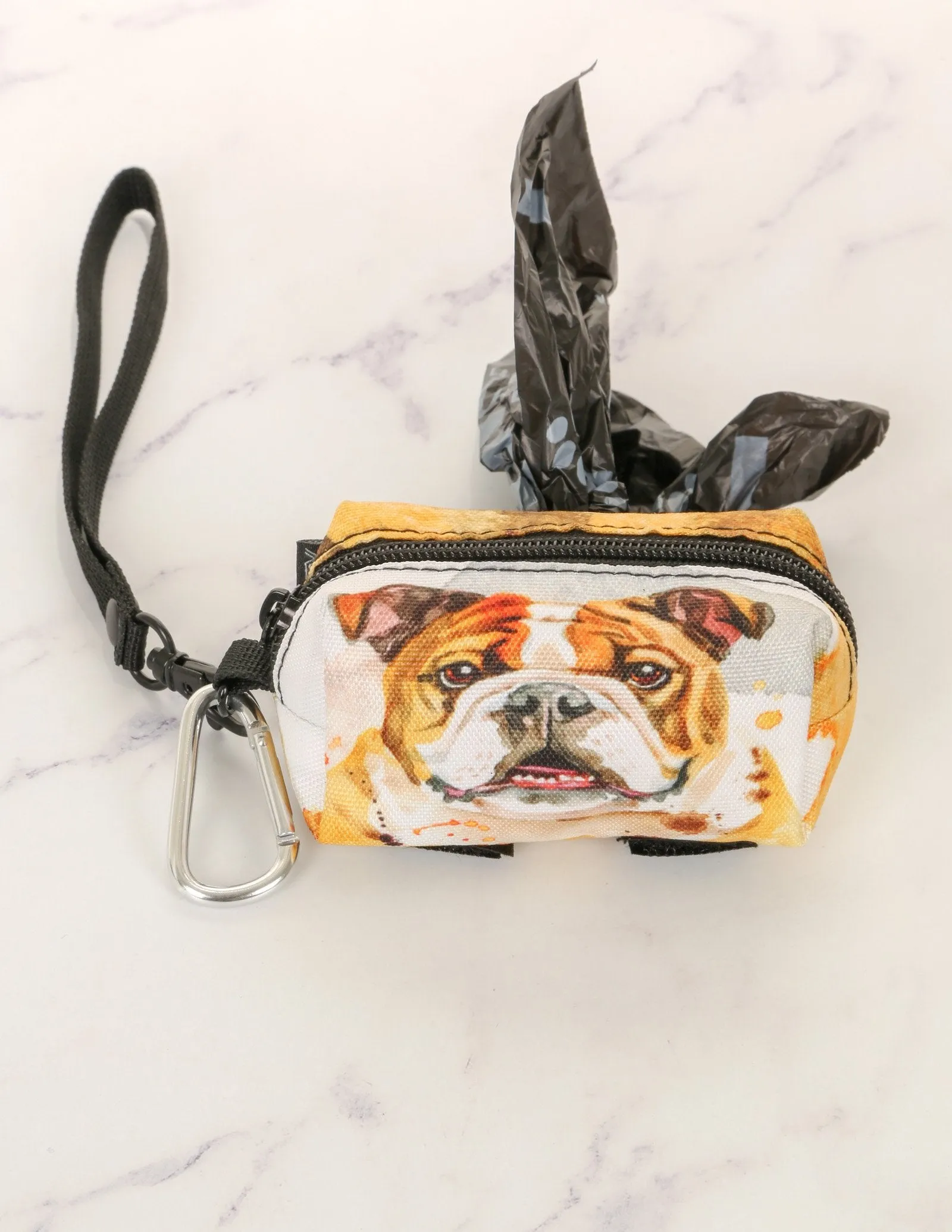 poopyCUTE | Cute Poop Bag Holder | DOGGIE Bulldog