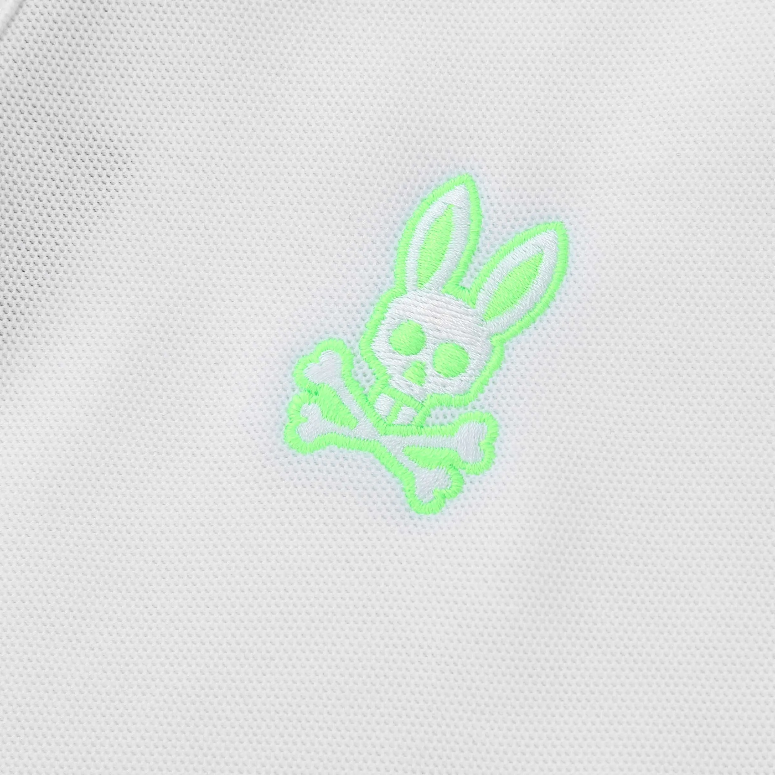 Psycho Bunny Chester Pique Polo Shirt in White