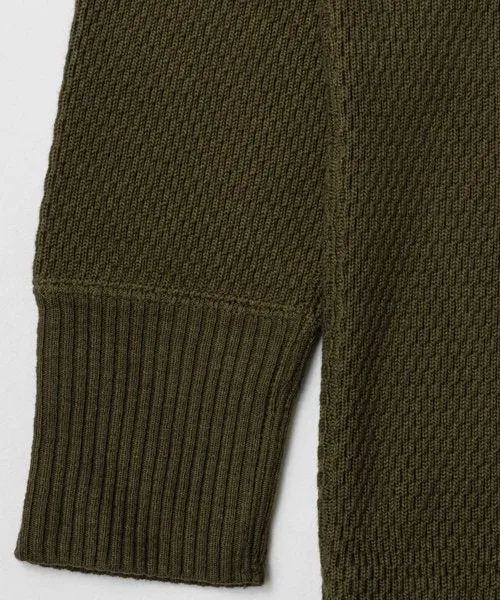 Ragtime Super Heavy Weight Thermal Turtle Neck Shirts in Overdyed Olive Drab