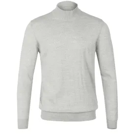 Remus Uomo Turtle Neck Knitwear in Silver