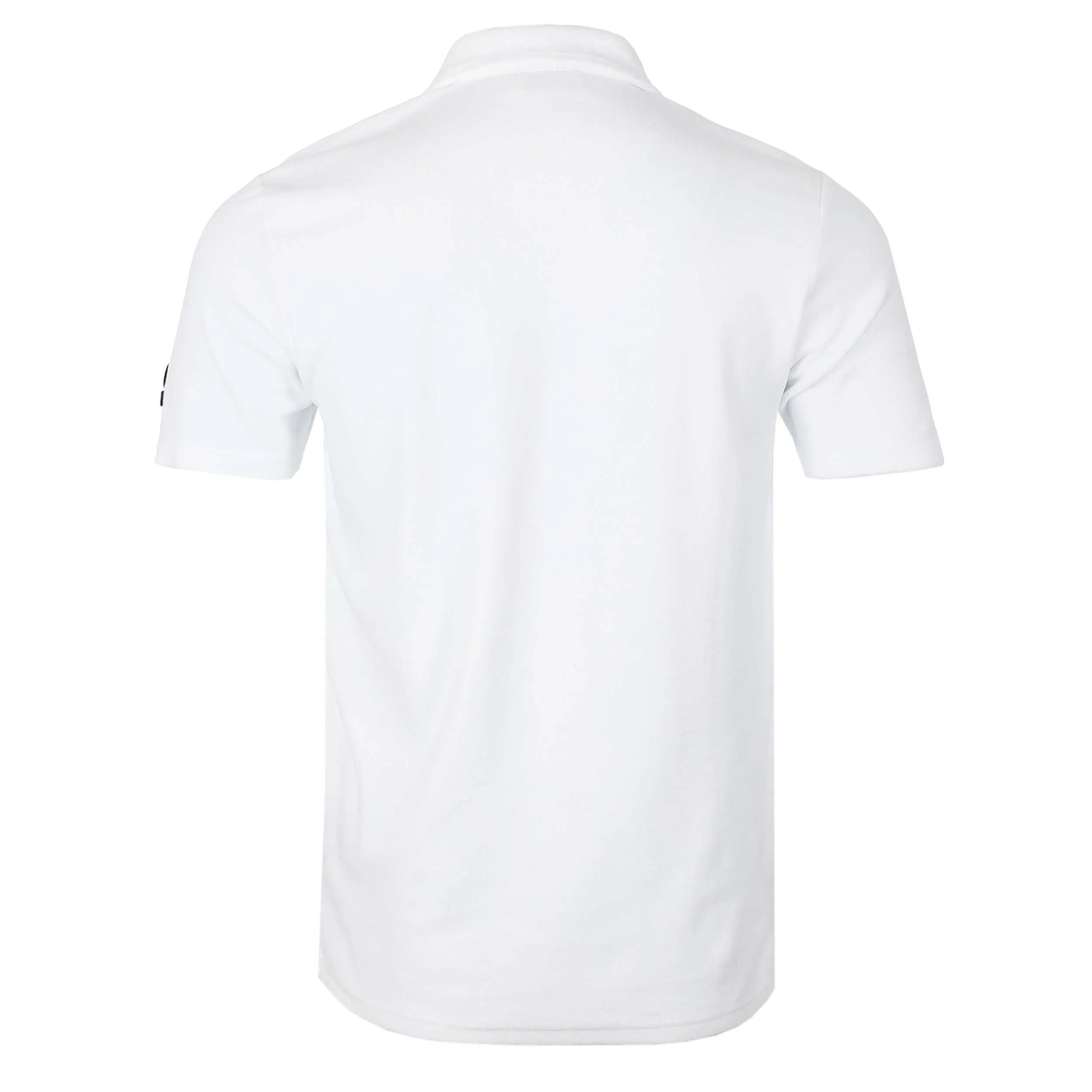 Sandbanks Resort Terry Towelling Polo Shirt in White