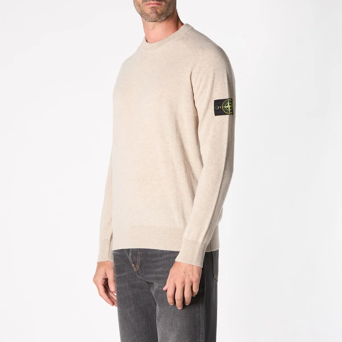 STONE ISLAND SWEATER 8115545B4 V0M97 BEIGE