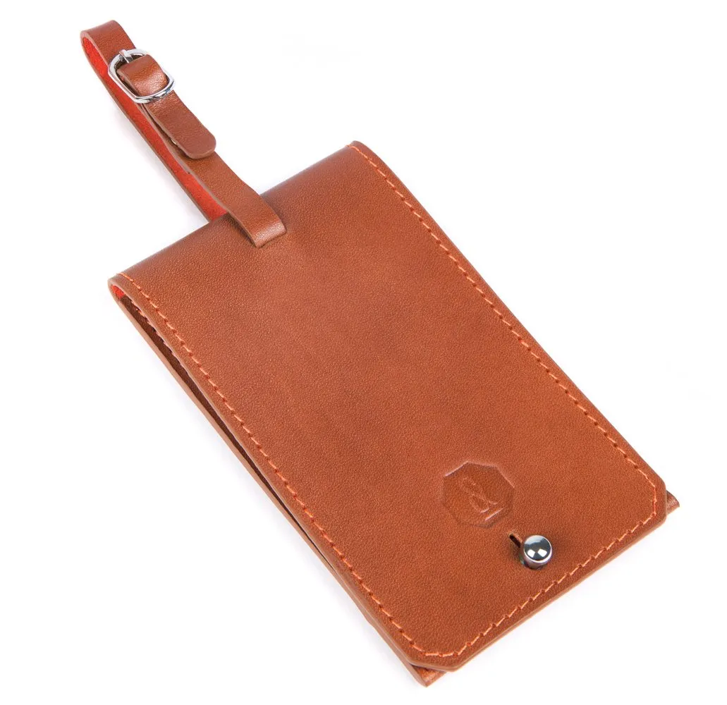 Tan Blakeney Luggage Tag