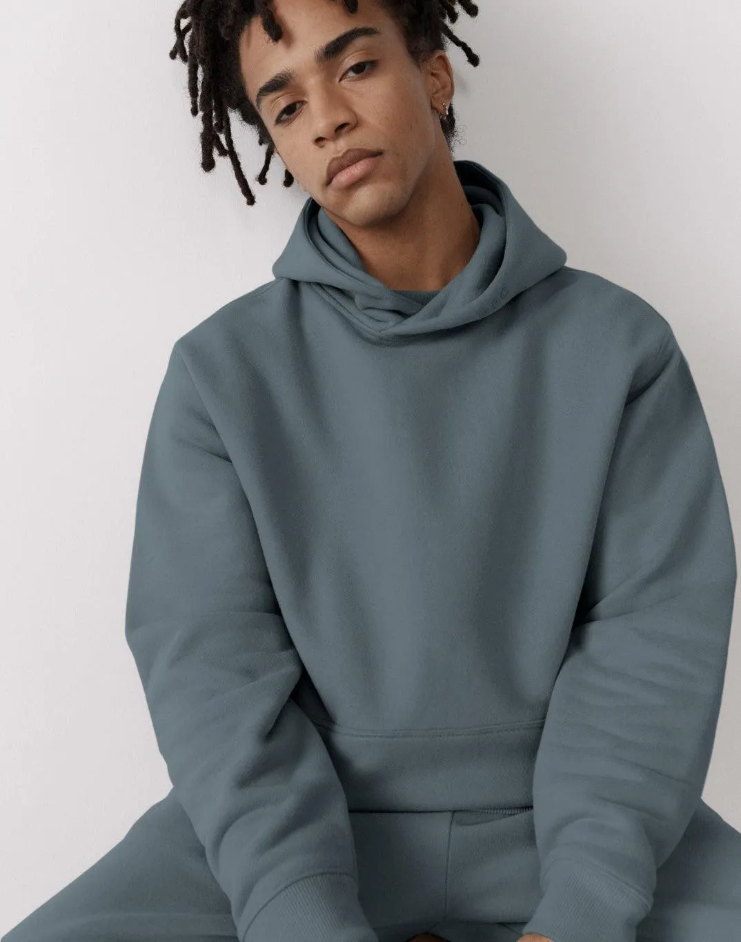 Slate Grey Oversized Pullover Hoodie