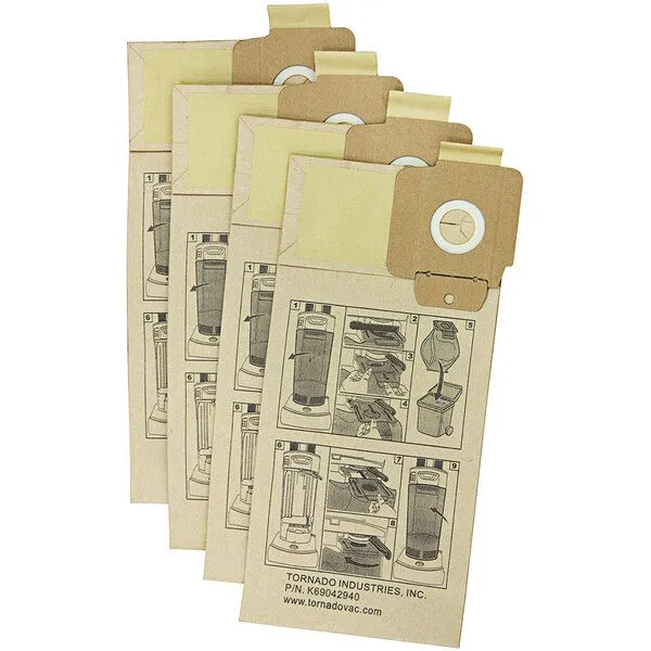 Upright Vacuum Bags (#K69042940) for Tornado® CVD30, CVD38 & Kärcher® CV 300