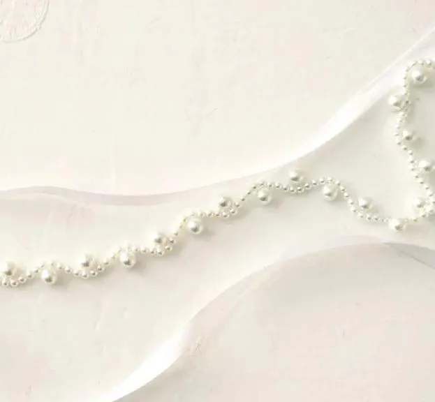 Vintage Style Pearl Wedding Belt