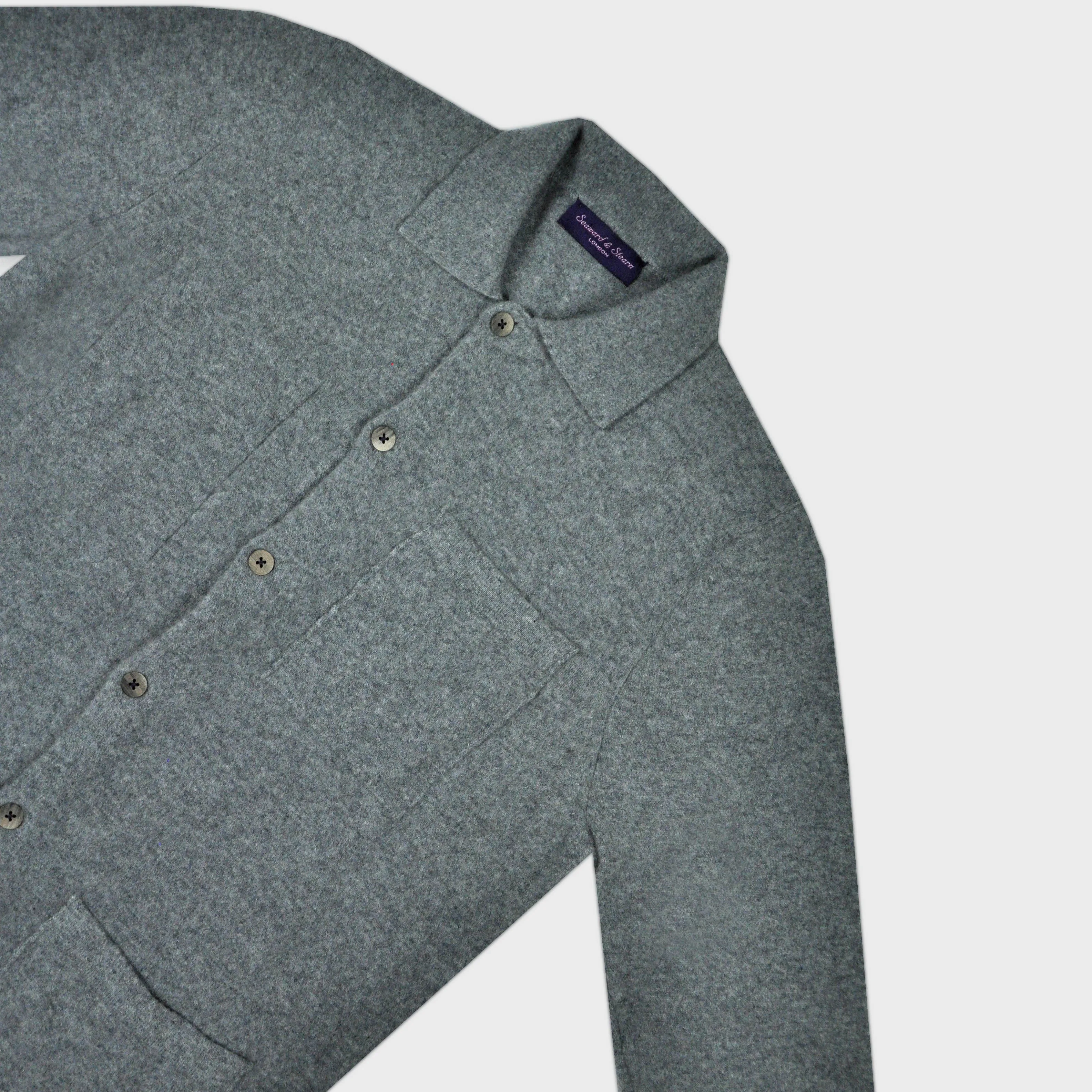 Wool Blazer in Grey